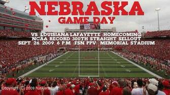 Husker Football Game Day Huskers Nebraska Athletics