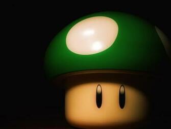 Green Mushroom Nintendo Wallpaper