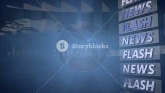 Blue News Background With A Globe Useful As For