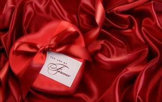 Red Satin Wallpaper