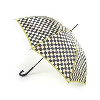 Mackenzie Childs Courtly Check Bumbershoot Chartreuse Trim At Amara