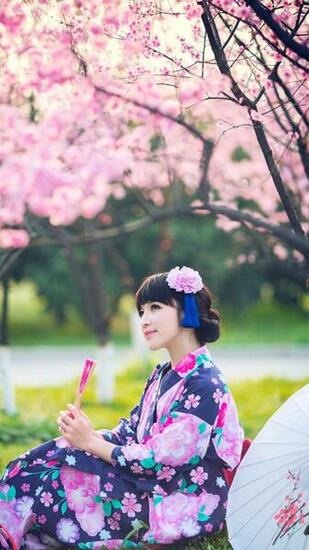 Collection Of Kimono Background HD Widescreen