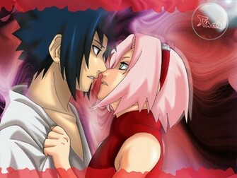 Sakura And Sasuke Red Art Naruto Shippuden Wallpaper Here You Can