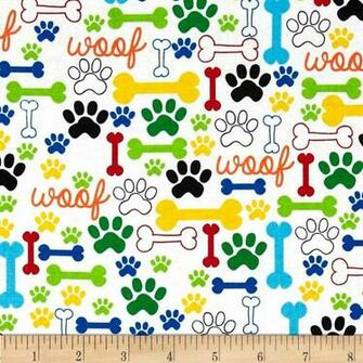 Brown Dog Bone Background Timeless Treasures Bones