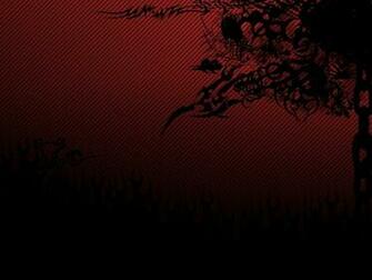 Black Wallpaper Red And