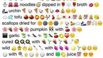 Decorated Emoji Background For