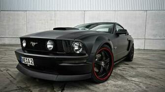 Mustang Gt Black HD Desktop Wallpaper