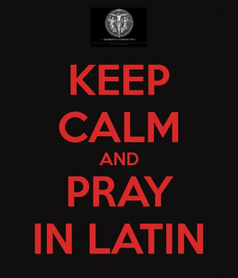 Keep Calm And Pray In Latin Carry On Image Generator