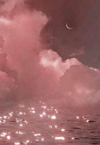 Pink Night Moon Wallpaper Phone Sky Aesthetic