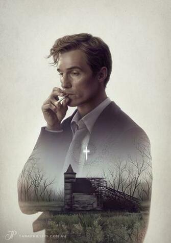 The Taxman On True Detective Matthew Mcconaughey Poster
