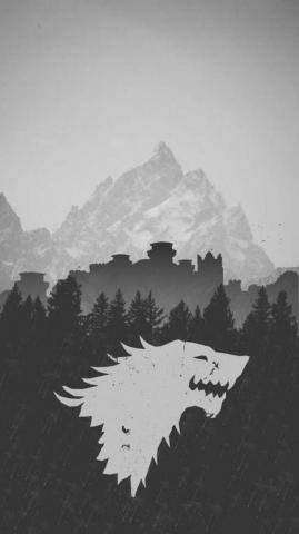 House Stark Wallpaper Game Of Thrones Artwork
