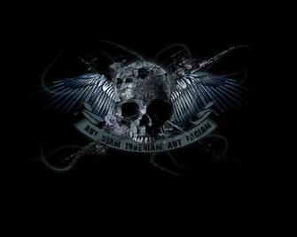 Labels Dark Wallpaper Skulls