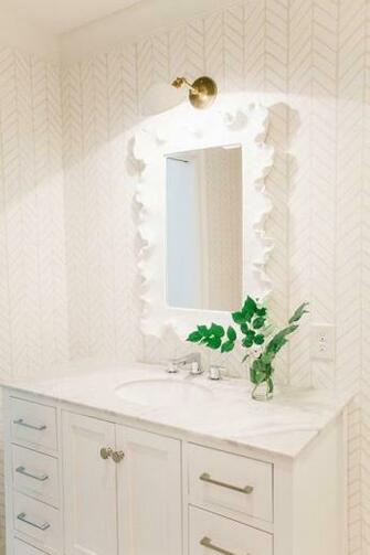 Atoll Rectangular Mirror Serena And Lily Feathers Wallpaper Jpg