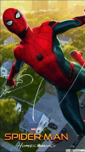 Apple iPhone Plus Spider Man Homecoming Wallpaper