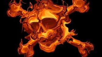Cool Flaming Skull Wallpaper Gallery For Red Skulls On Fire