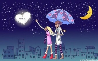 Cartoon Love Wallpaper Charming HD For