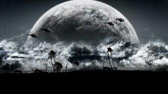 Moon Digital Art Half Life HD Wallpaper