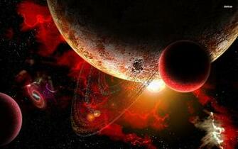 Firey Cosmos Wallpaper HD