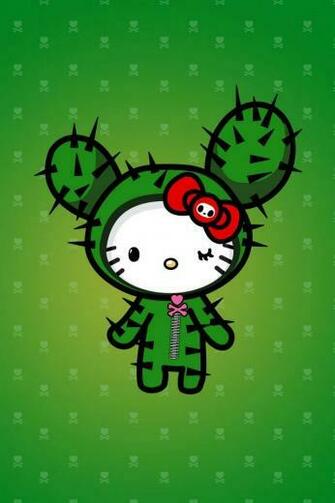 Tokidoki Hello Kitty iPhone Ipod Touch Android Wallpaper