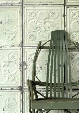 Merci Wallpaper Brooklyn Lattine Menta Tin Lefliving