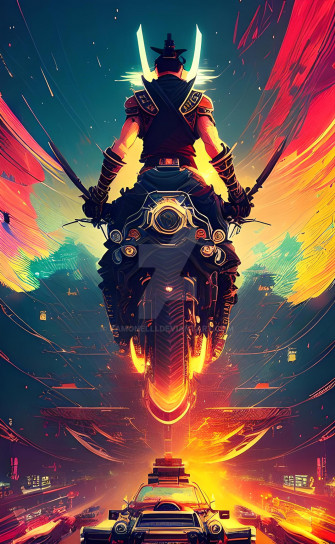 Samurai Jack Dieselpunk Smartphone Wallpaper By Zamonelli On