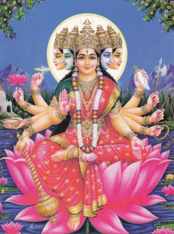 Gayatri Mata Picture HD Wallpaper