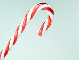 Christmas Candy Cane Background For Powerpoint