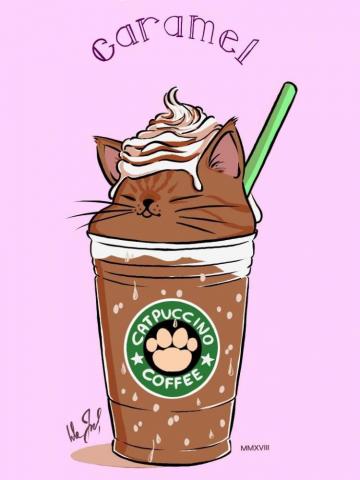Cat By Elena Cute Kawaii Drawings Animal