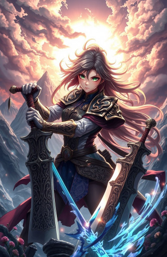Anime Girl Warrior Wallpaper
