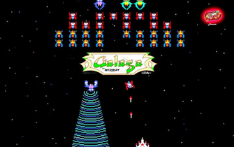 S Mania Galaga Wallpaper Stock Photos