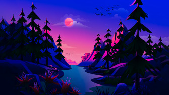 Bring The Beauty Of A Vibrant Nature Sunset To Your Pc With 4k