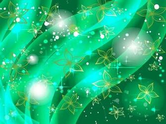 Emerald Floral Background