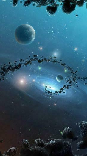 Space Scenery Design iPhone Wallpaper And Plus