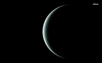 Waning Crescent Moon Wallpaper Digital Art
