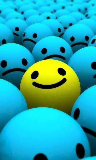 Funny Smiley Ball Mobile Phone Wallpaper