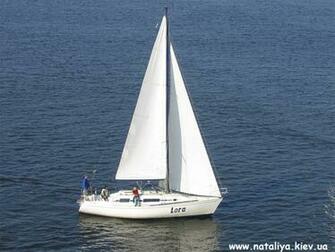 The Sailboats Sailfishes All Ukrainian Openning Cruising Regatta On