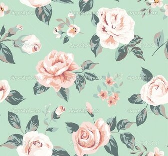 Wallpaper Pattern Vintage Flowers Amazing
