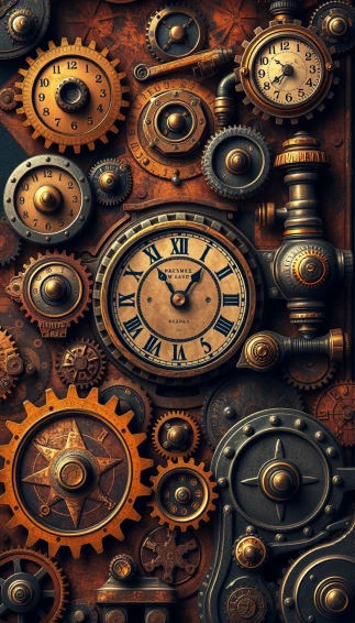 Steampunk Phone Wallpaper
