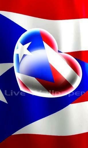 Wallpaper Love Puerto Rico Flag Lwp Live Wonderful