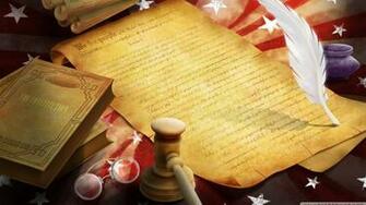 Wallpaper American Flag Independence Declaration