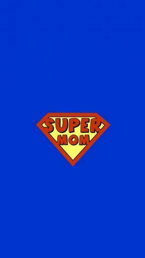 Super Mom Simple Wallpaper