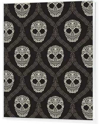 Skull Damask By Michael Miller Design