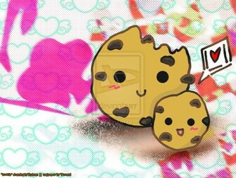 Wallpaper Chibi Cookies By Terrami