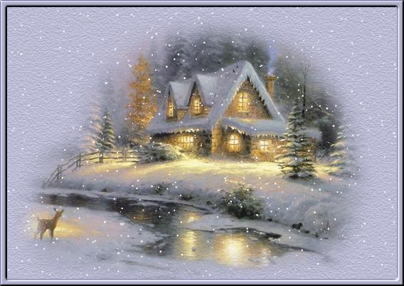 Winter Landscape Animations And Scenic Wintery Snow Moving Clip Art