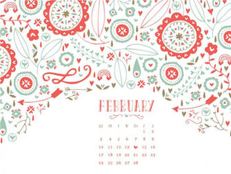 Love How Simple This Calendar Is But Busy And Fun The
