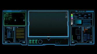 Displaying Image For Futuristic Computer Interface Wallpaper
