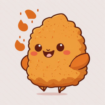 Cute Chicken Nugget Clipart Wallpaper