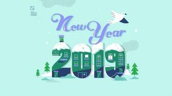 New Year Winter Background HD Wallpaper