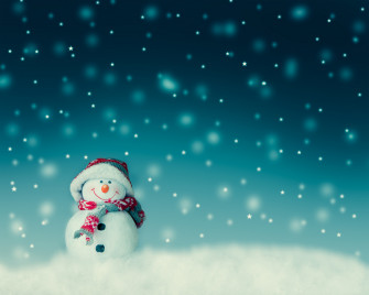 Christmas Scarf Winter Photography Snowman HD Wallpaper