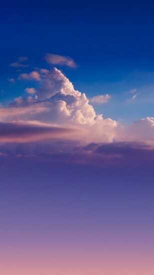 Cloud Sky Gradient iPhone Wallpaper Ipod HD